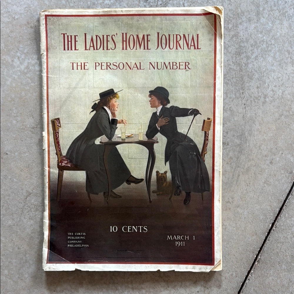 Vintage The Ladies' Home Journal Magazine